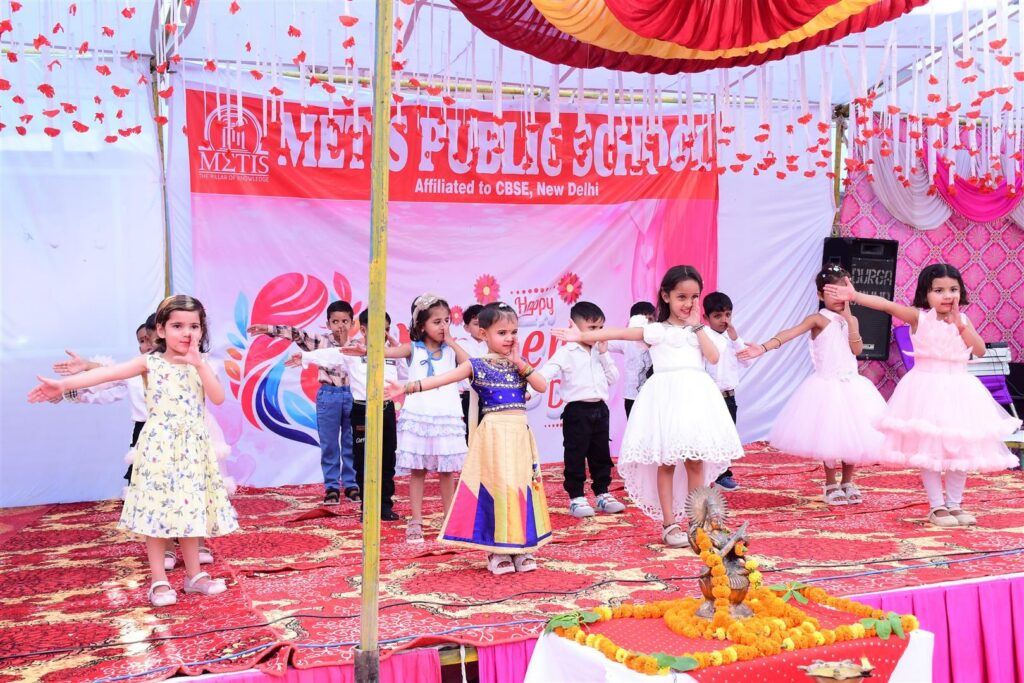Pre-primary students performing on Mother’s Day 2026