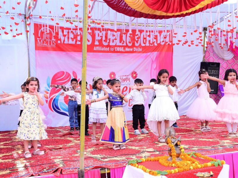 Pre-primary students performing on Mother’s Day 2026